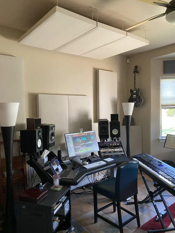 Snoring Dog Music control room